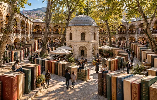 Bursa Ulu Cami girişi