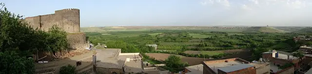 Diyarbakır surları ve Dicle Vadisi panoraması